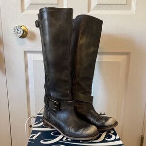 Lucky Brand Dark Leather Over the Knee Boots